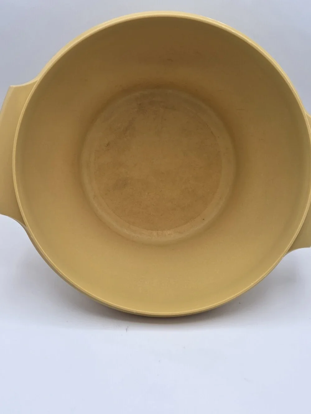 Vintage Tupperware Servalier Harvest Gold Large Salad Serving Bowl